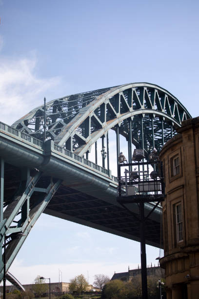istock Section of the Tyne Bridge against a clear sky 1327108217