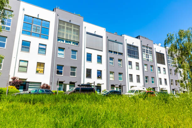 istock Apartment houses in Munich 1327112638