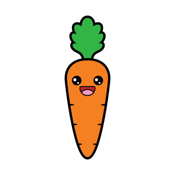 Naranja Fresco De Historieta Zanahorias Verduras Vectores Libres de Derechos - iStock Naranja Fresco De Historieta Zanahorias Verduras Vectores Libres de Derechos - iStock