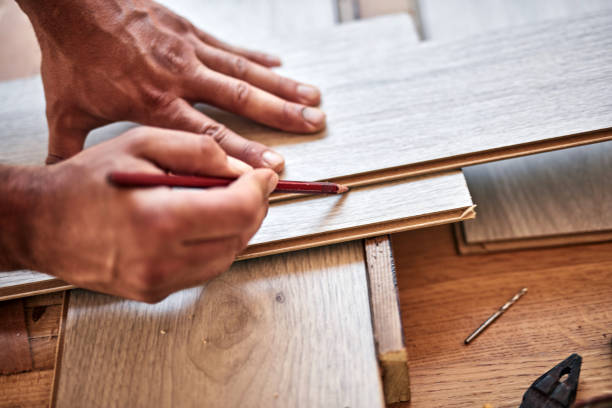 istock Man assembling furniture and fixing it - hobby concept. 1327120975