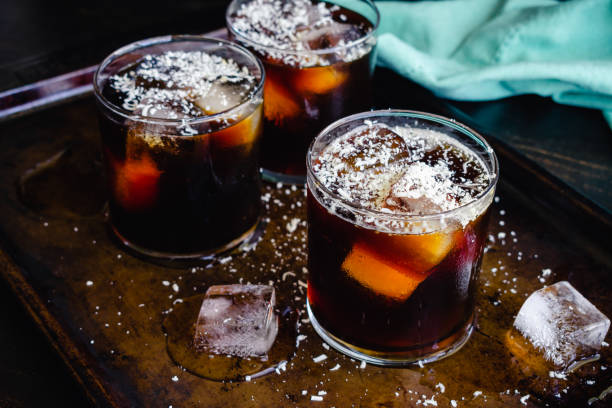 istock Coffee Old Fashioned Cocktails with Garnish 1327121053