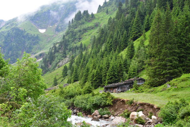 istock Beautiful landscape in Stubai valley 1327123893