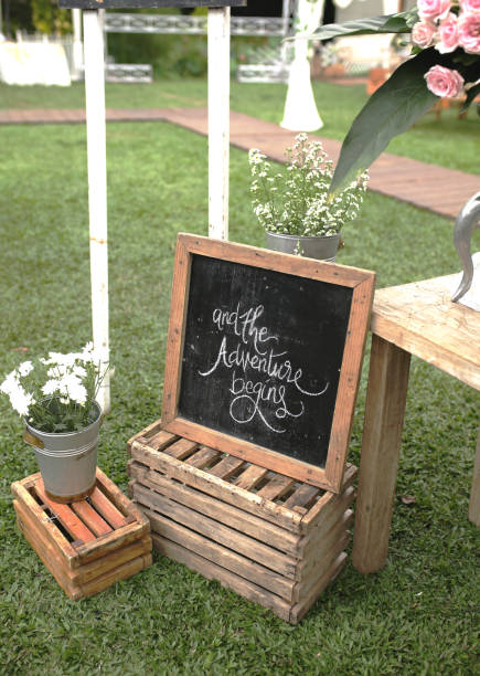 istock Simple Garden Party Decoration 1327127739