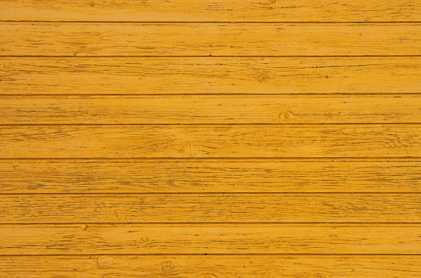istock Yellow painted wooden planks background 1327140474