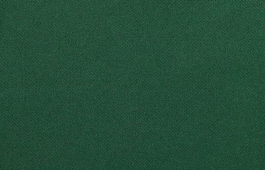 Texture of natural green twill fabric close-up. background for your mockup