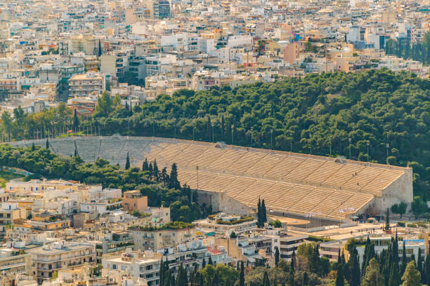 istock Cityscape Aerial View, Athens, Greece 1327143981