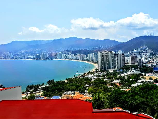 istock Acapulco skyline summer sky cityscape and mountains 1327154405