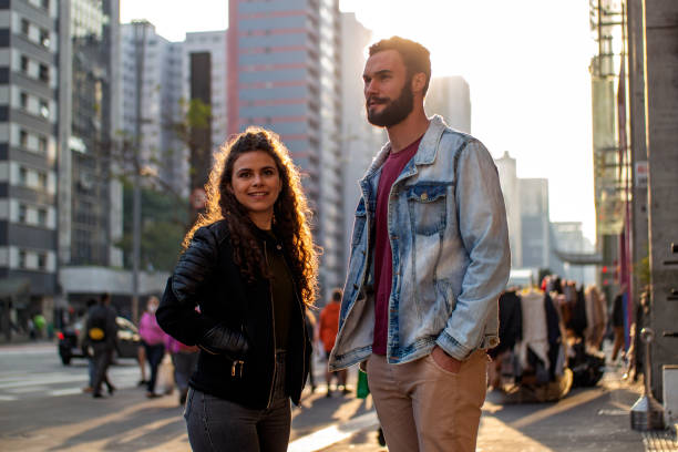 istock Couple at Paulista Avenue 1327154843