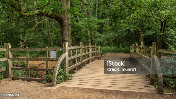 Pooh Bridge Located In The One Hundred Acre Woods In The Stories By Aa Milne Of Christopher Robin And Winnie The Pooh Stock Photo - Download Image Now