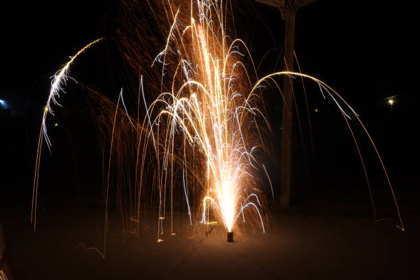 istock Fireworks long exposure July 4th Independence Day 1327182471