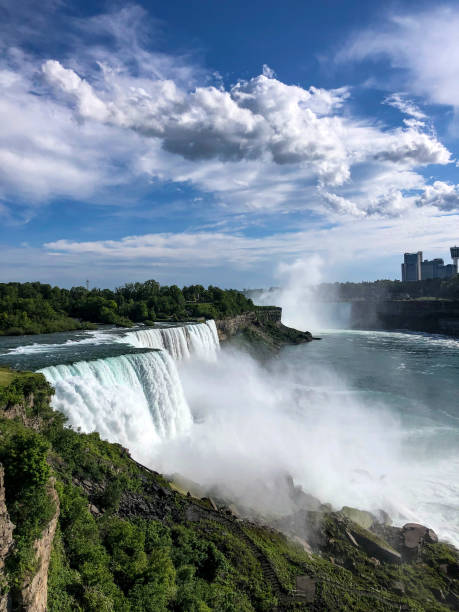istock Scenic view of three falls at Niagara Falls 1327191194