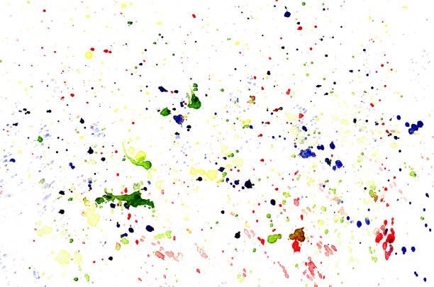 istock watercolor stains on white paper texture, water color stains splatter, multicolored splash on paper white for background 1327199987