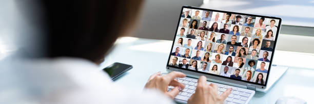 istock Online Digital HR Video Conference Webinar 1327202464