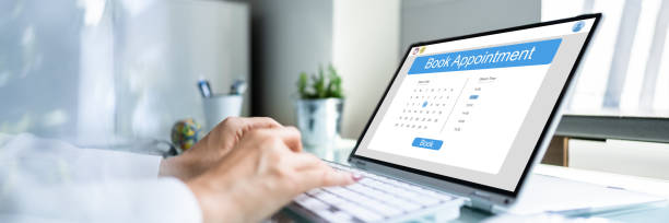 istock Scheduling And Booking Online Appointment In Calendar 1327204314