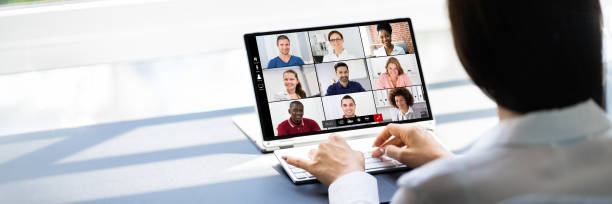 istock Online Digital HR Video Conference Webinar 1327204339