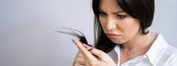istock Woman With Tangled Long Hair 1327204347