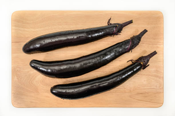 istock eggplant or aubergine vegetable on cutting board 1327212976