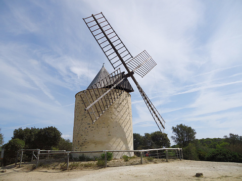 Porquerolles island, Hyères, Provençal, in the Var department of Southeastern France