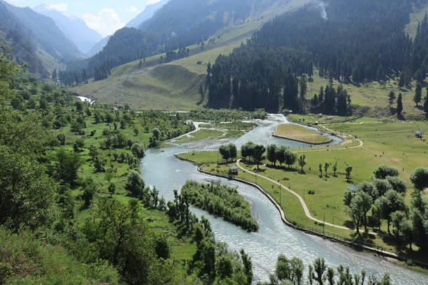 istock Scenic view of Betaab Valley in Pahalgam, Kashmir 1327216218