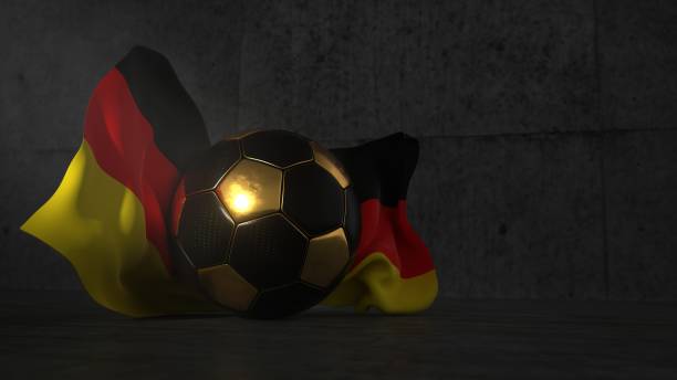 istock Football German Flag 1327219778