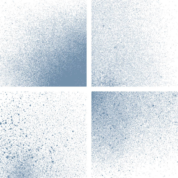 Texture backgrounds Set of vector texture backgrounds spray paint background stock illustrations