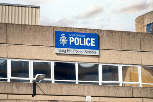 South Yorkshire Police Snig Hill Police Station Building South Yorkshire Police Snig Hill Police Station Building Sheffield 3.7.2021 police station stock pictures, royalty-free photos & images