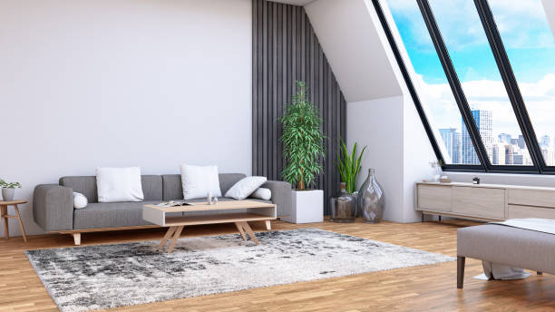 istock Modern Living Room Interior 1327233866