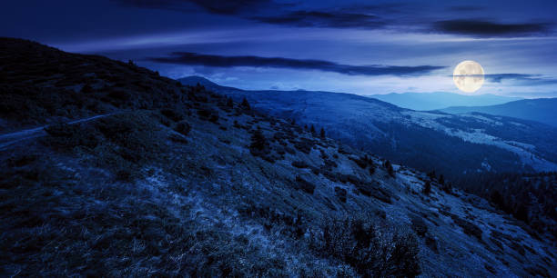 istock carpathian mountain landscape at night 1327237478
