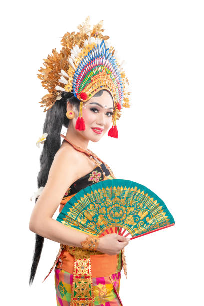 istock Asian woman dancing Balinese traditional dance 1327243329