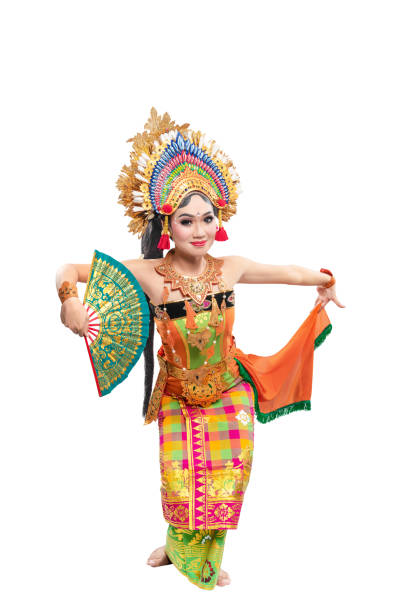 istock Asian woman dancing Balinese traditional dance 1327243402