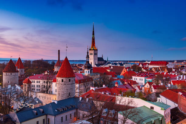 istock Tallinn view at sunset 1327243588