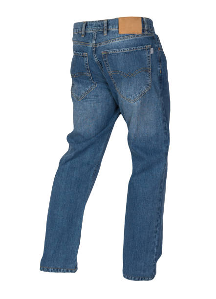 istock Blue jeans isolated on white background.Beautiful jeans 1327243825