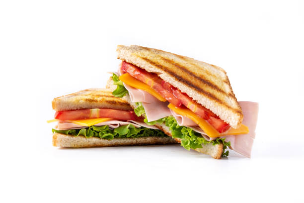 istock Sandwich with tomato,lettuce,ham and cheese 1327248070