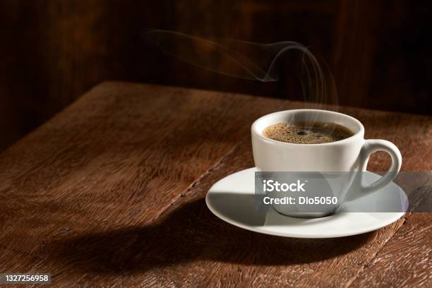 Isolated Cup Of Coffee Stock Photo - Download Image Now - Backgrounds, Brazil, Breakfast