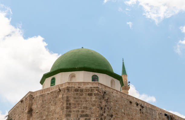 istock The Al-Jazzar  Mosque, Completed in 1781, this stately, architecturally notable mosque looks out on the Mediterranean Sea, in the old city of Acre in northern Israel 1327258468