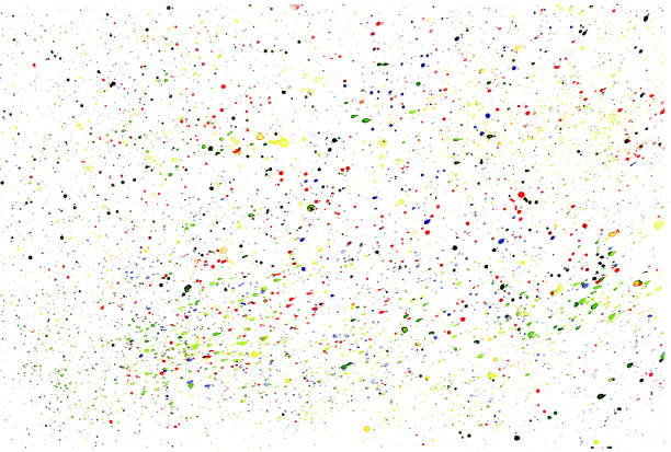 istock watercolor stains on white paper texture, water color stains splatter, multicolored splash on paper white for background 1327264399