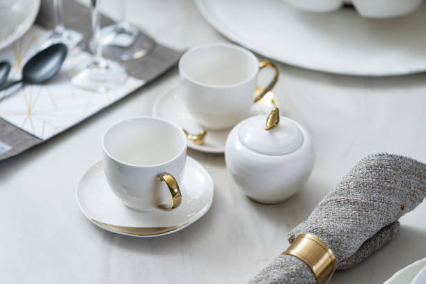 istock Tables set of Utensils and Cutlery 1327265961