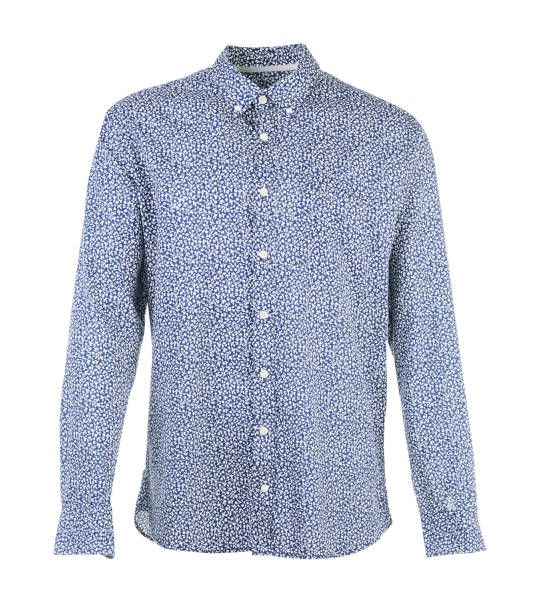 istock Casual Mens shirt isolated on white background 