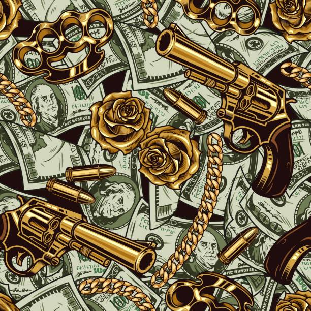 1,128 Gangster Wallpaper Illustrations & Clip Art - iStock