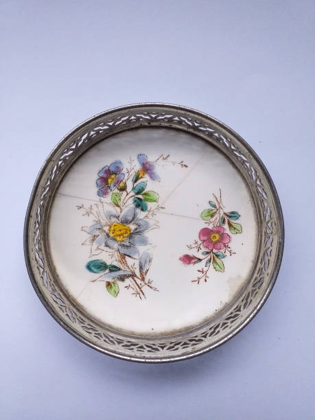 istock Vintage porcelain coaster 1327273866