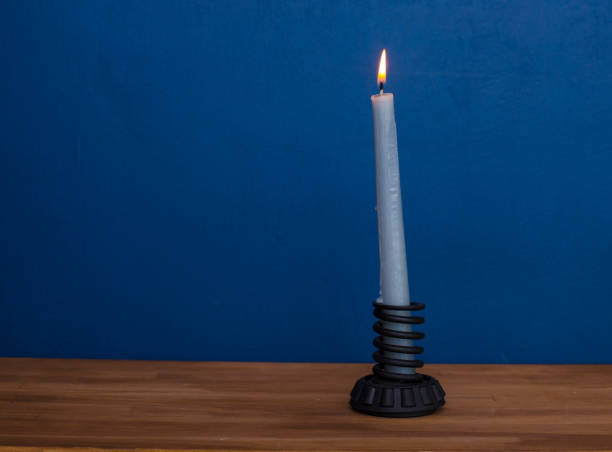 istock metal candlestick made auto parts loft style 1327276138