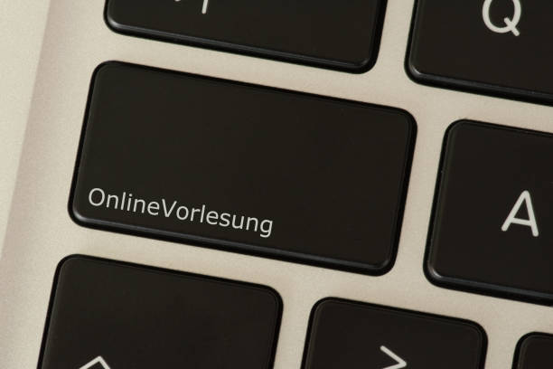 istock A computer and an online lecture due to pandemic 1327276370