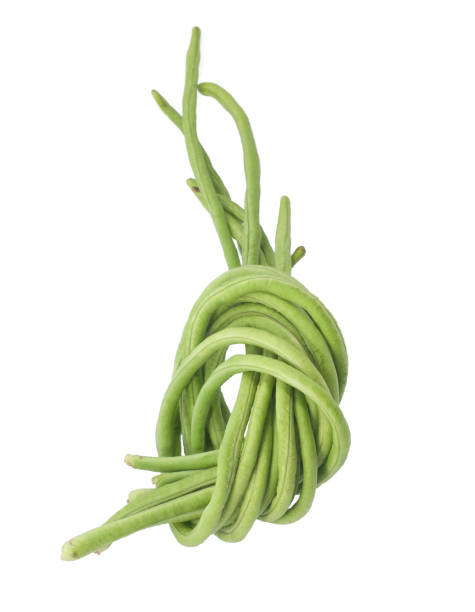 istock Green Long bean isolated on white background 1327280381