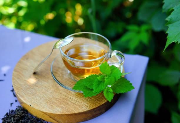 istock Cup of tea with mint 1327285859