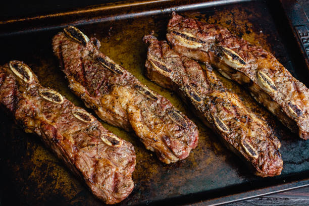 Grilled Beef Short Ribs on a Sheet Pan
