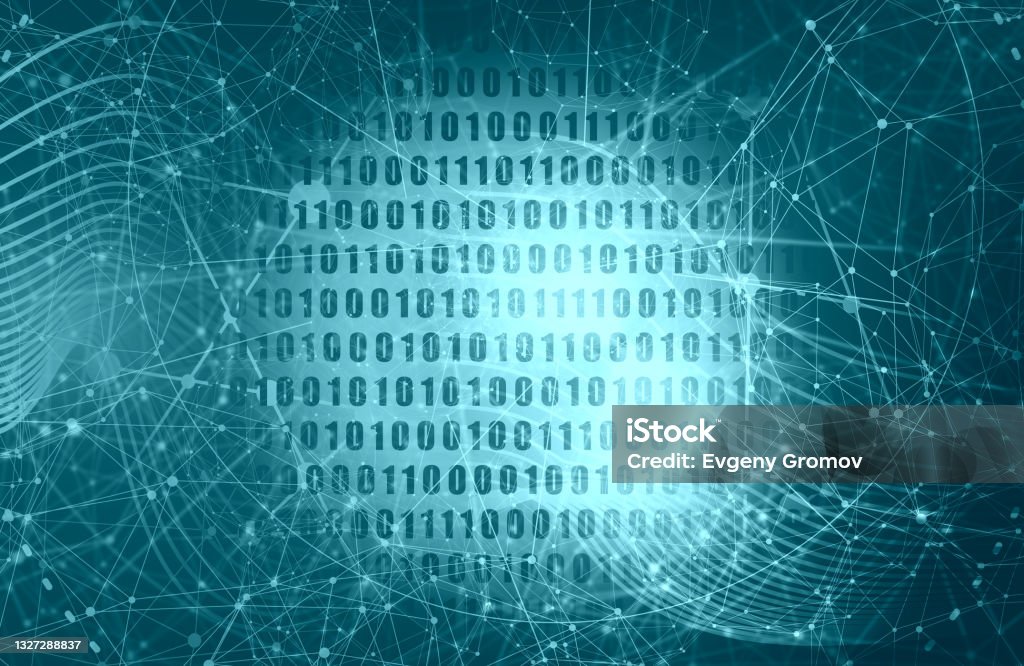 Binary Code Backdrop Stock Illustration - Download Image Now - Binary ...