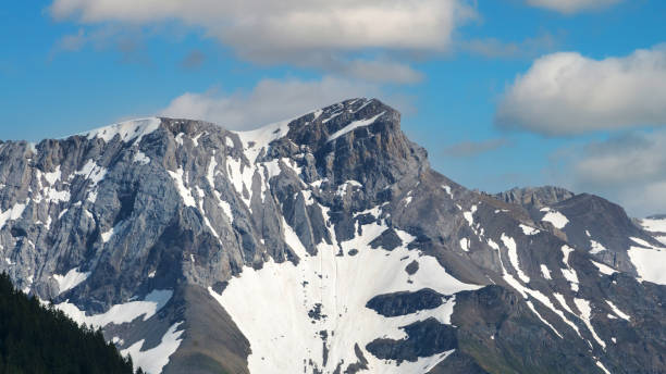 istock View of an alpine peak 1327302561