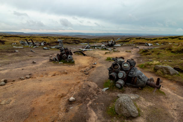 istock B29 OVEREXPOSED Crash Site in Peak District England 1327312951