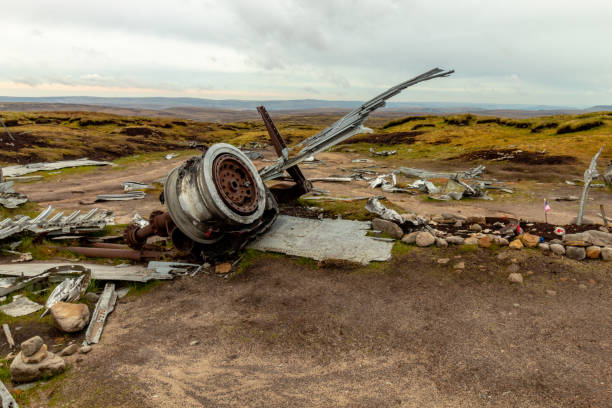 istock B29 OVEREXPOSED Crash Site in Peak District England 1327312981