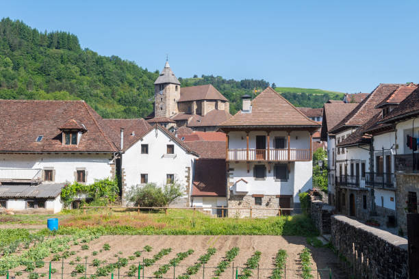 istock otsagabia is a mountain town located at spanish pyrenees 1327320147